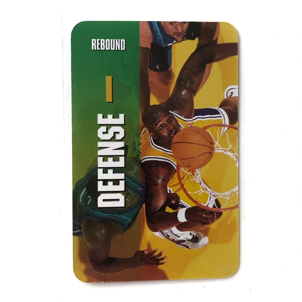1998 NBA Interactive TV Game Cards - Defense 1 Rebound Shaq O'neal Lot of 9 NM